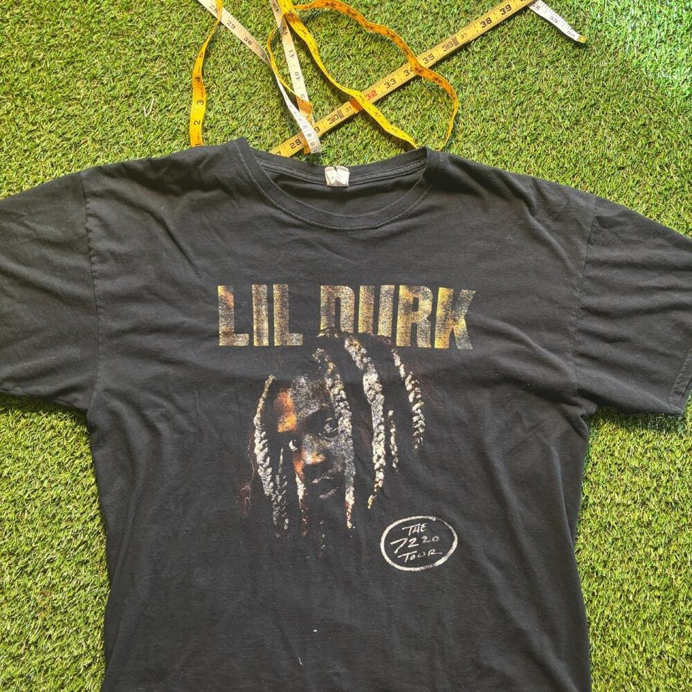 Lil Durk Rap Tee Graphic T-Shirt Black Men's XL